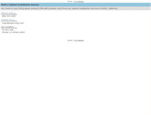 Tablet Screenshot of mgmscabinetinstallation.com